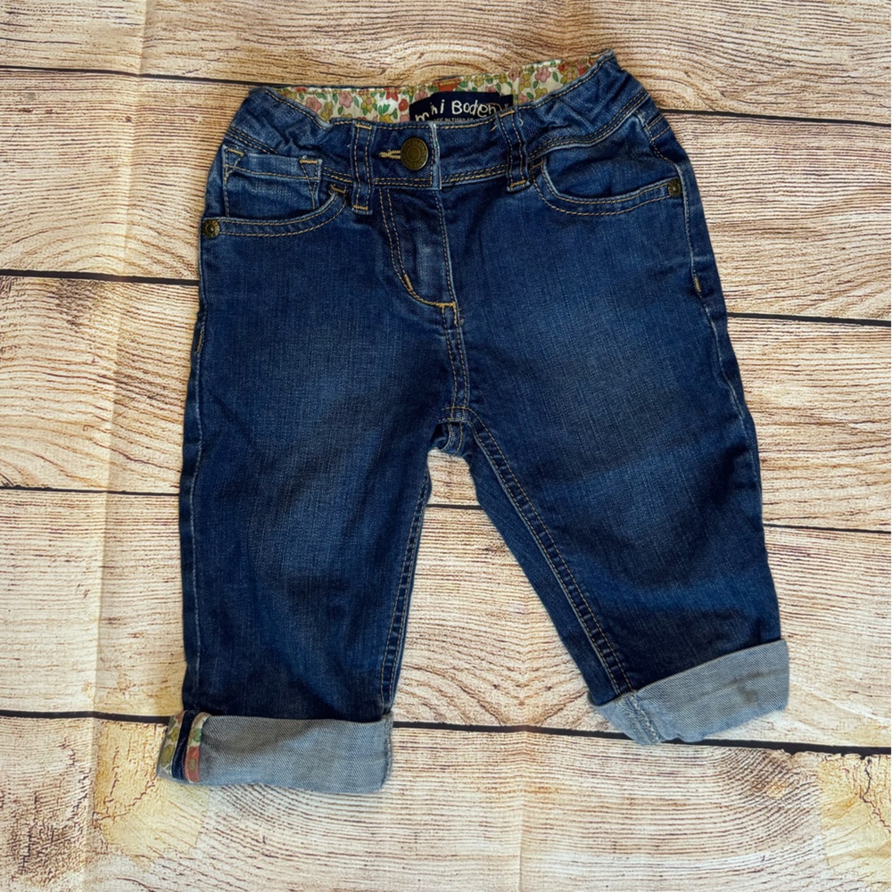 Mini Boden denim capris